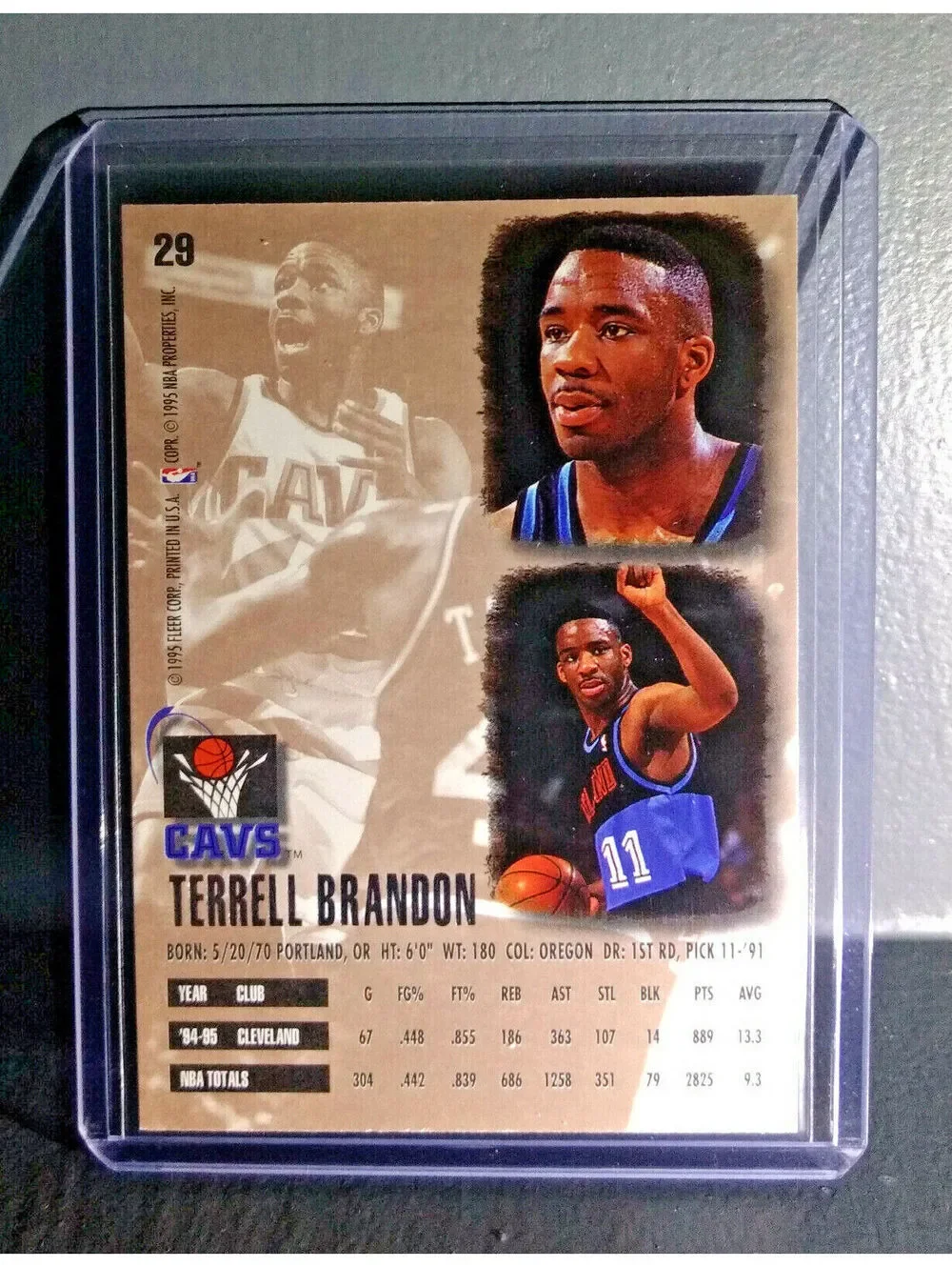 1995-96 Terrell Brandon Fleer Ultra #29 Basketball Card